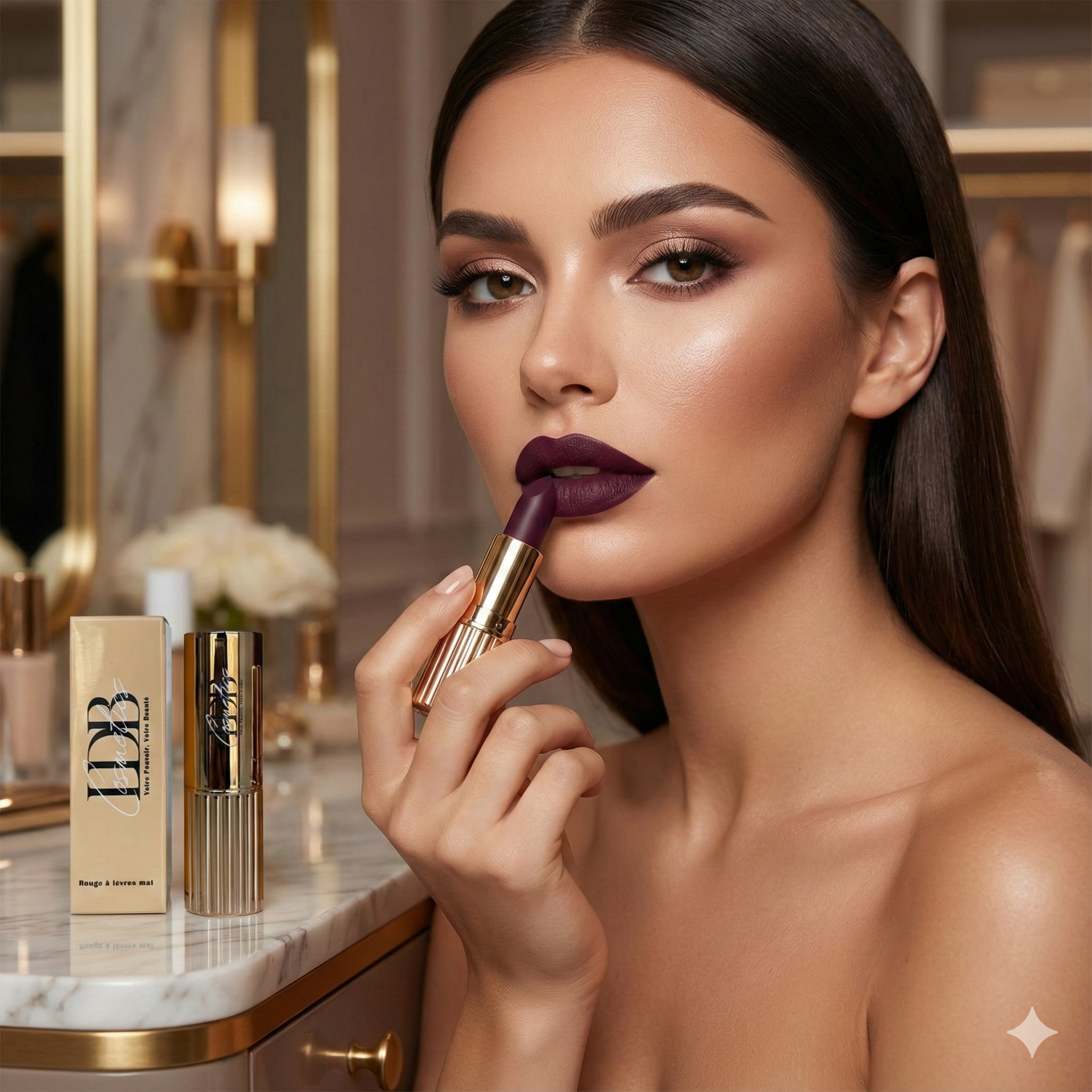 Royal Plum – Rouge à Lèvres LDB Cosmetics